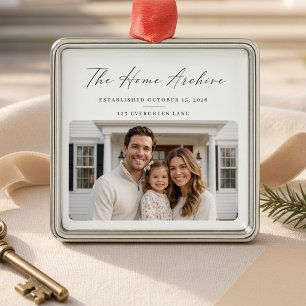 The Home Archive First Home Photo New House Metal Tree Decoration