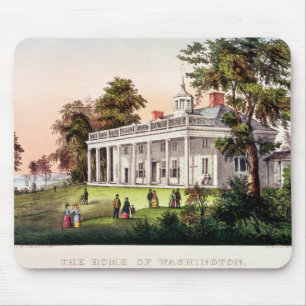 The Home of George Washington Mouse Mat