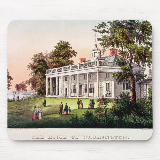 The Home of George Washington Mouse Mat (Front)