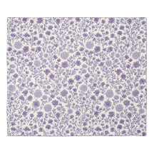 The Home Studio Lavender Bloom Duvet Cover