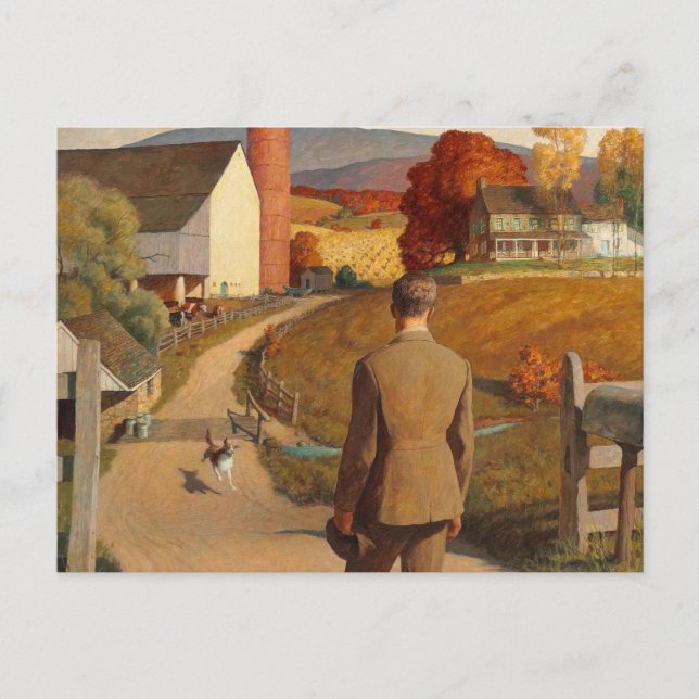 The Homecoming, 1945 by Newell Convers Wyeth Postcard (Front)