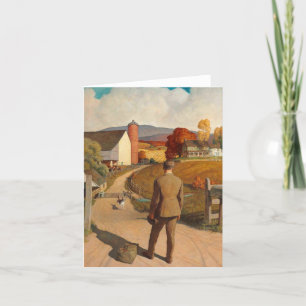 The Homecoming by Newell Convers Wyeth Thank You Card