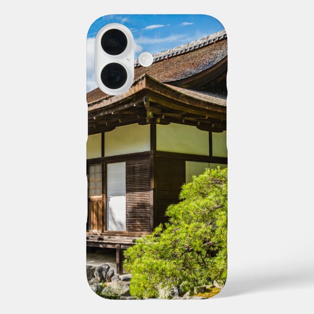 The hondo or main hall at Ginkaku-Ji, Kyoto Case-Mate iPhone Case (Back)