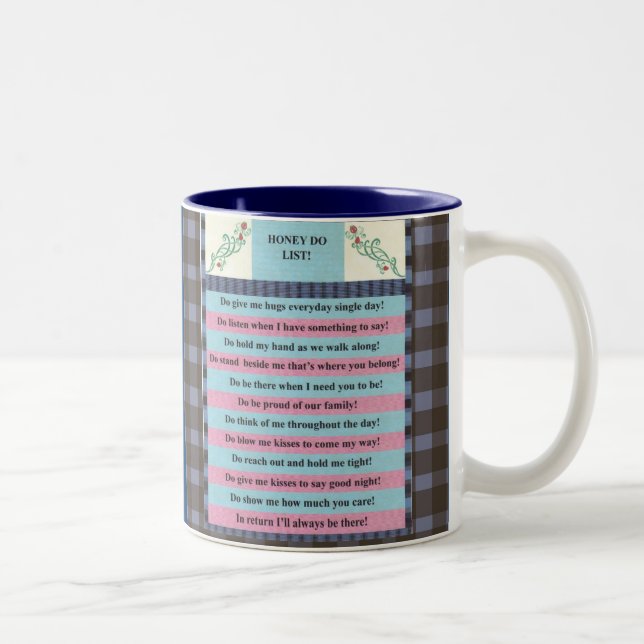 The Honey Do List For Two! Two-Tone Coffee Mug (Right)