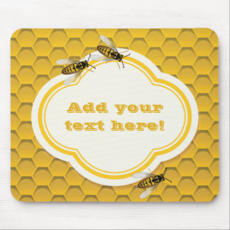 The Honeycomb and Bees Mouse Mat