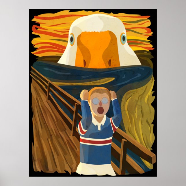 The Honk - Goose - The Scream Famous Painting Pa Poster (Front)