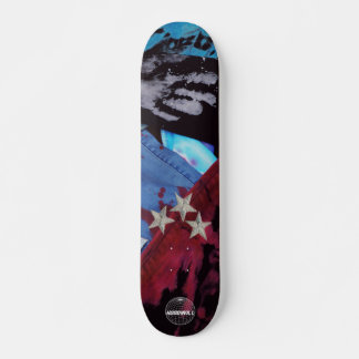 The HoodWill Denim Stars Skateboard Deck