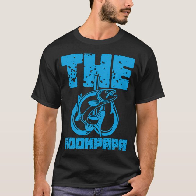 The Hookpapa Funny Fishing T-Shirt (Front)