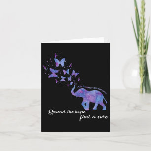 The Hope Find A Cure Alzheimerheimer Awareness Gif Card