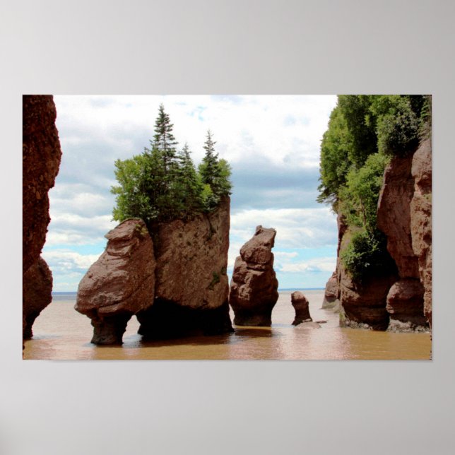 The Hopewell Rocks Canada Poster (Front)