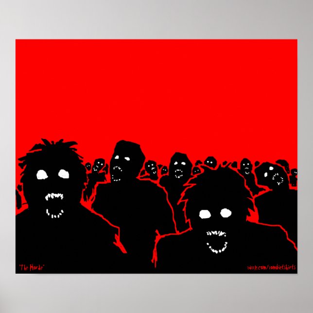 "The Horde" Zombie Poster (Front)
