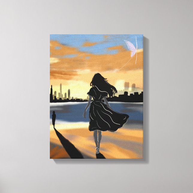 The Horizon I A – Journey to Growth Canvas Print (Front)