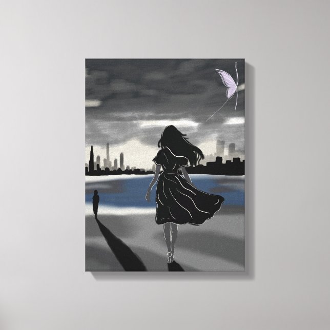 The Horizon I C – Journey to Growth Canvas Print (Front)