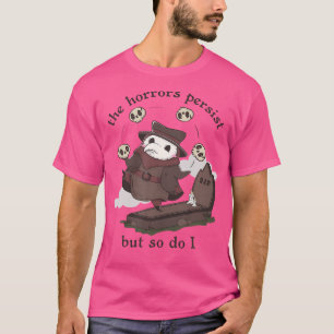 The Horrors Persist But So Do I Kawaii Plague Doct T-Shirt