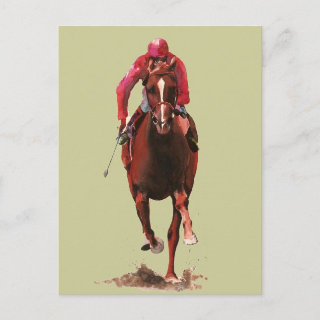 The Horse and Jockey Postcard (Front)