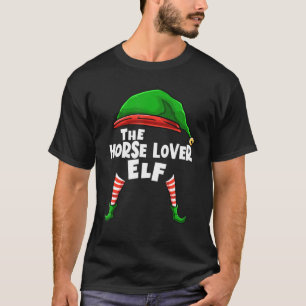 The Horse Elf Family Christmas Group Matching Pj T-Shirt