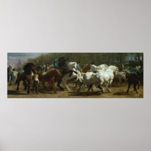 "The Horse Fair" by Rosa Bonheur Poster, Print