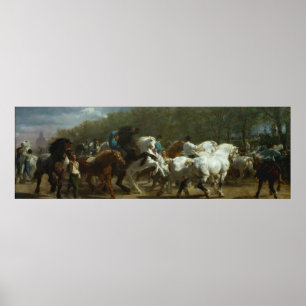 "The Horse Fair" by Rosa Bonheur Poster, Print