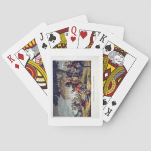 The Horse Guards at the Battle of Waterloo, engrav Playing Cards