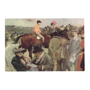 The Horse-Race, c.1890 Laminated Place Mat