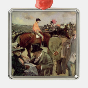 The Horse-Race, c.1890 Metal Tree Decoration
