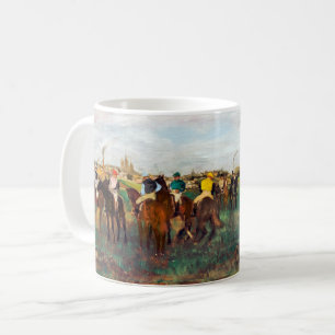 The Horse Races, Edgar Degas Coffee Mug