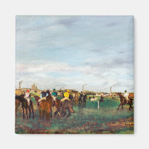 The Horse Races, Edgar Degas Magnet