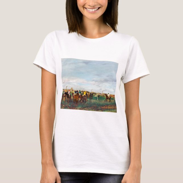 The Horse Races, Edgar Degas T-Shirt (Front)