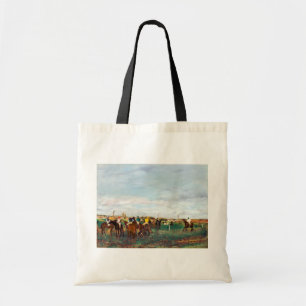 The Horse Races, Edgar Degas Tote Bag