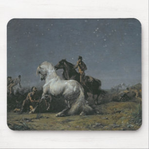 The Horse Thieves, 19th century Mouse Mat