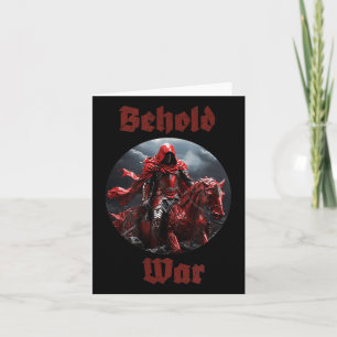 The Horseman Of War _ The Four Horsemen Card