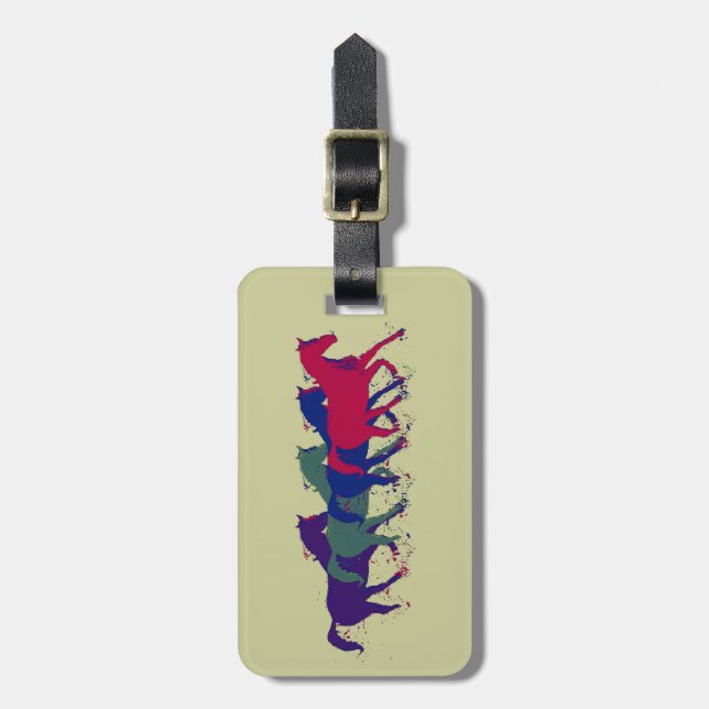 the+horses luggage tag (Front Vertical)