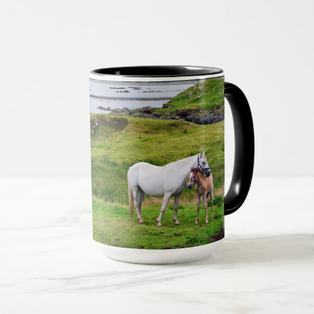 The Horses of Connemara | Galway, Ireland Mug (Front Right)