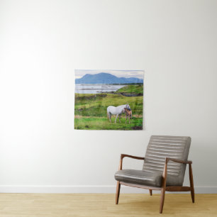 The Horses of Connemara Galway, Ireland Tapestry