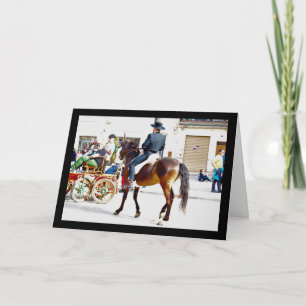 The Horses Welcome Party Card