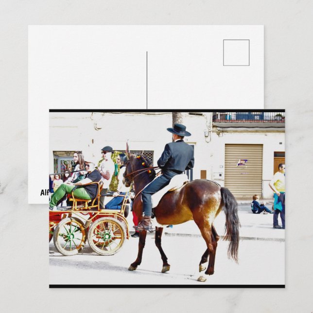 The Horses Welcome Party Postcard (Front/Back)