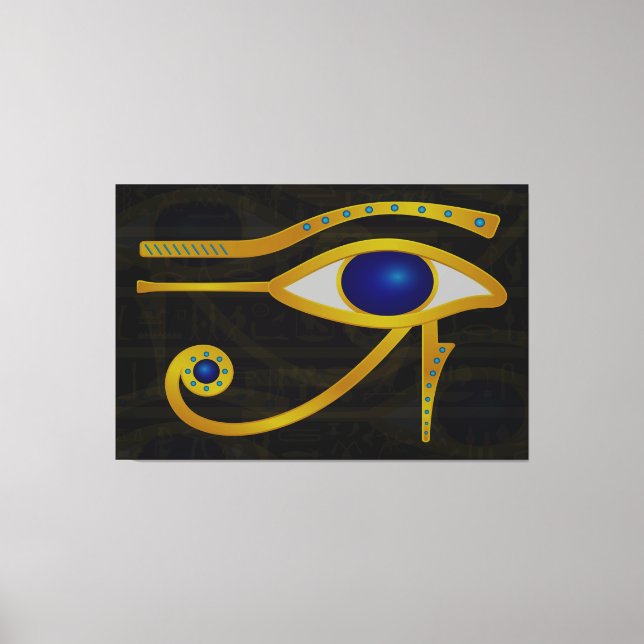 The Horus Eye Canvas Print (Front)