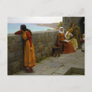 The Hostage, c. 1912 by Edmund Blair Leighton Postcard
