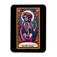 The Hot Mama Tarot Card Magnet