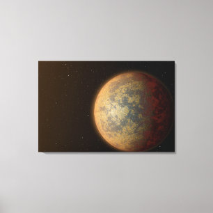 The Hot Rocky Exoplanet Hd 219134 B. Canvas Print