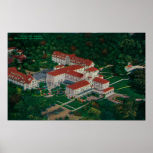 The Hotel Del Monte from the airDel Monte, CA Poster