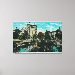 The Hotel Green and GroundsPasadena, CA Canvas Print