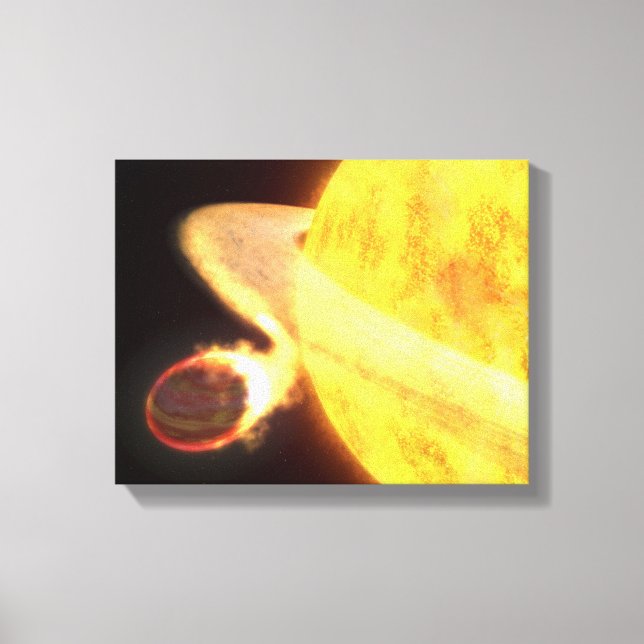 The hottest known planet in the Milky Way Canvas Print (Front)