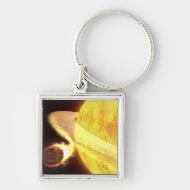 The hottest known planet in the Milky Way Key Ring (Front)