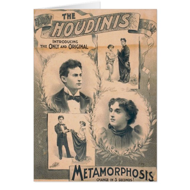 The Houdinis, 'Metamorphosis change in 3 seconds' (Front)