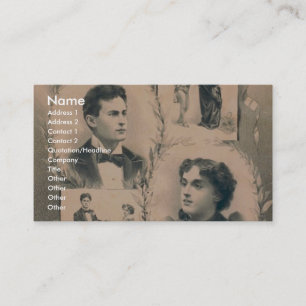 The Houdinis, 'Metamorphosis change in 3 seconds' Business Card