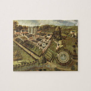 The House and Garden of Llanerch Hall, Denbighshir Jigsaw Puzzle