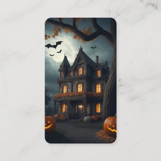 The House Beside the Deadman's Tree Bookmark Business Card (Front)