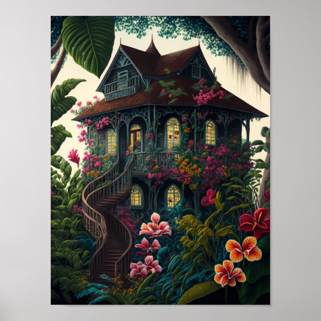 The House in a Tropical Paradise Poster (Front)