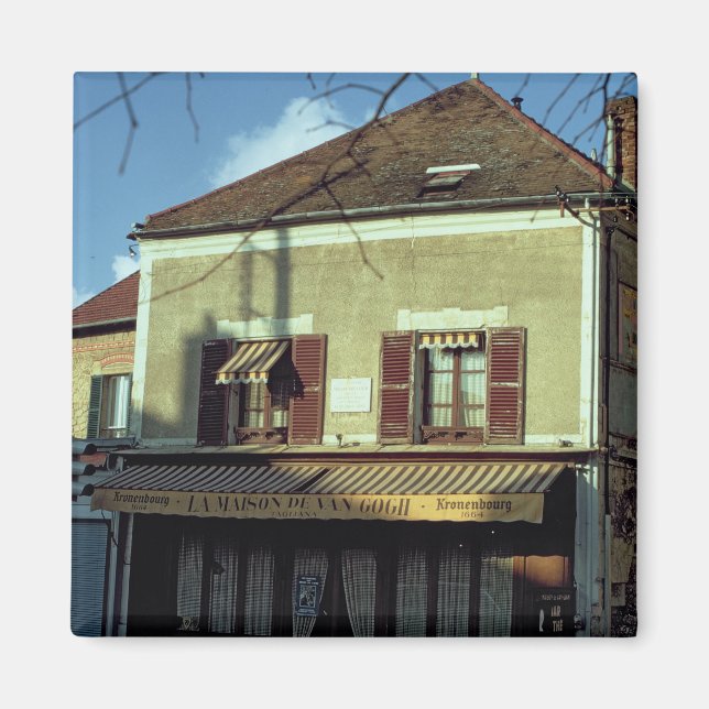 The house in which Vincent van Gogh Magnet (Front)